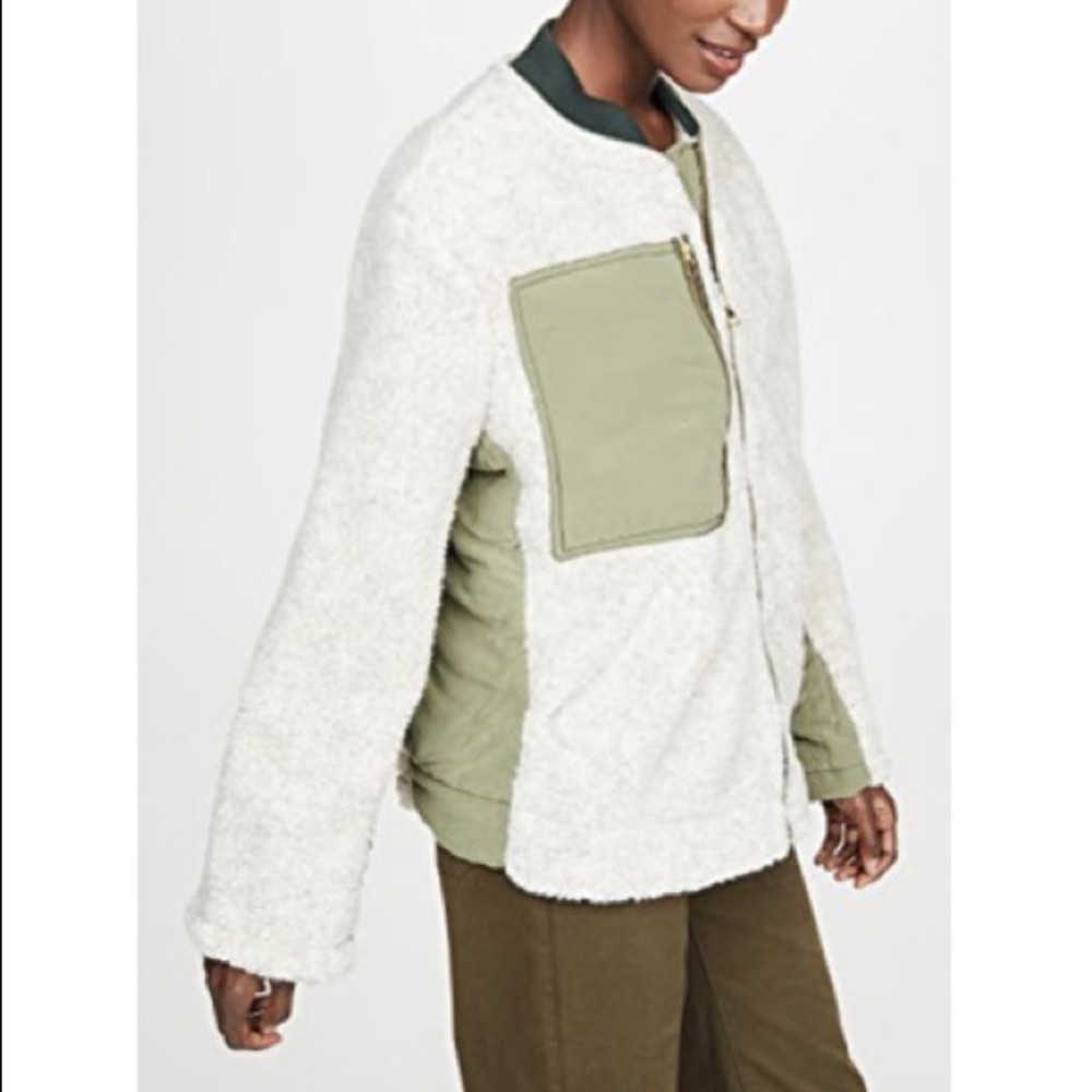 Free People Rivington Sherpa Jacket L - Picture 4 of 13
